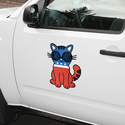 Kamala Harris Cat Magnet