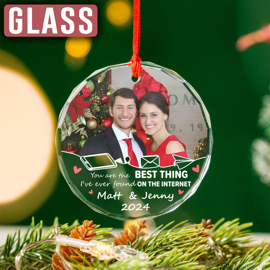 Custom Online Dating Photo Ornament