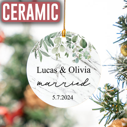 Custom Married Couple Ornament