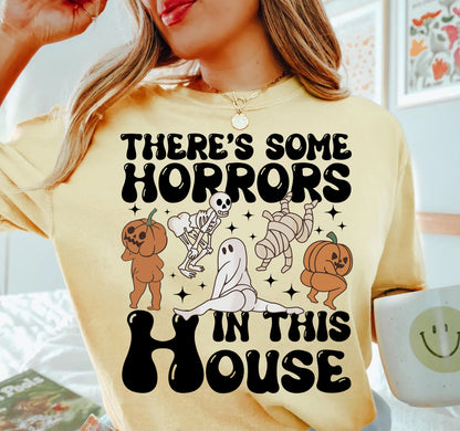 There's Some Horrors In This House Comfort Colors Shirt