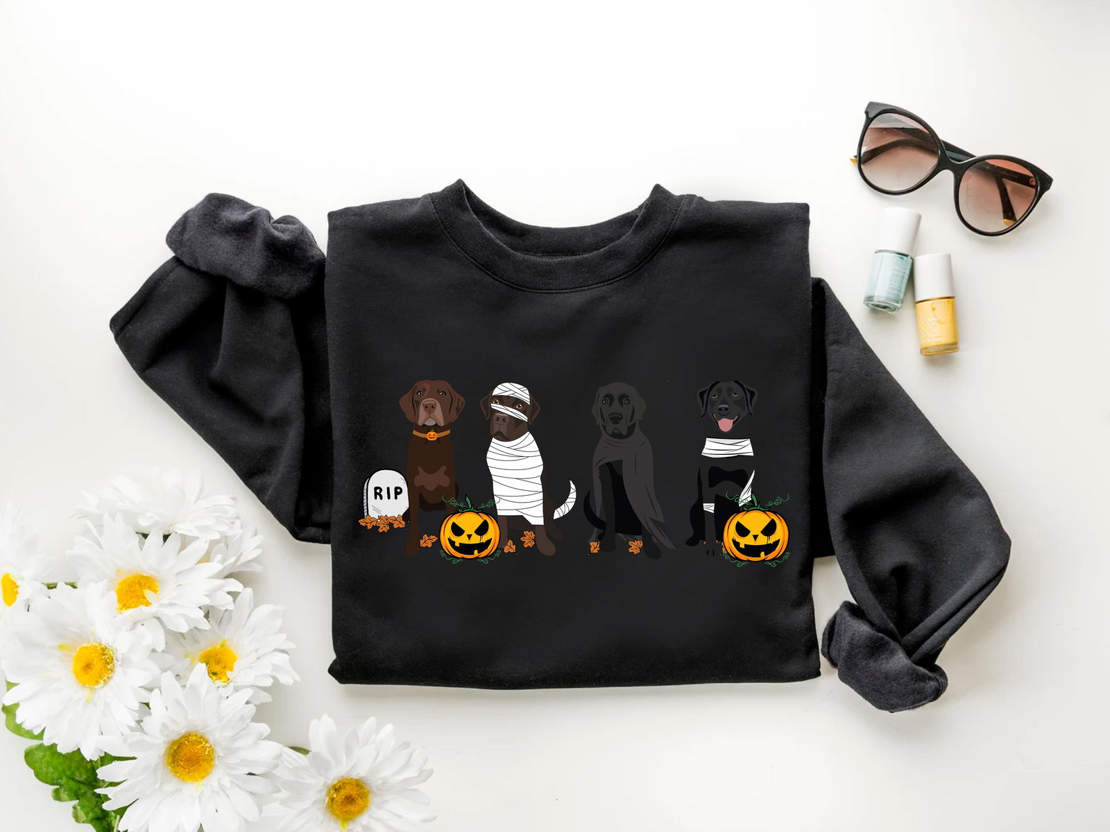 Black Labrador Halloween Shirt