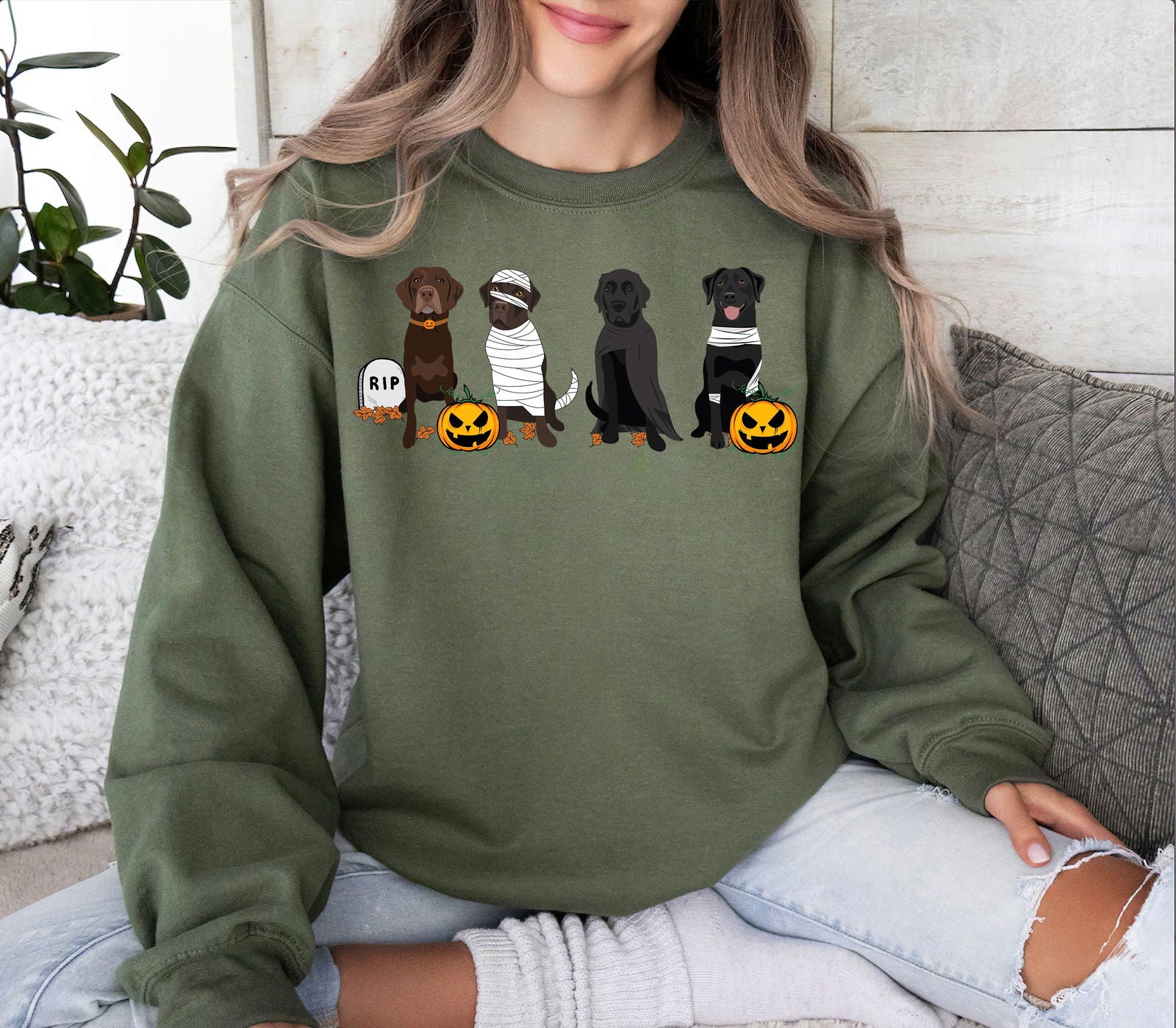 Black Labrador Halloween Shirt