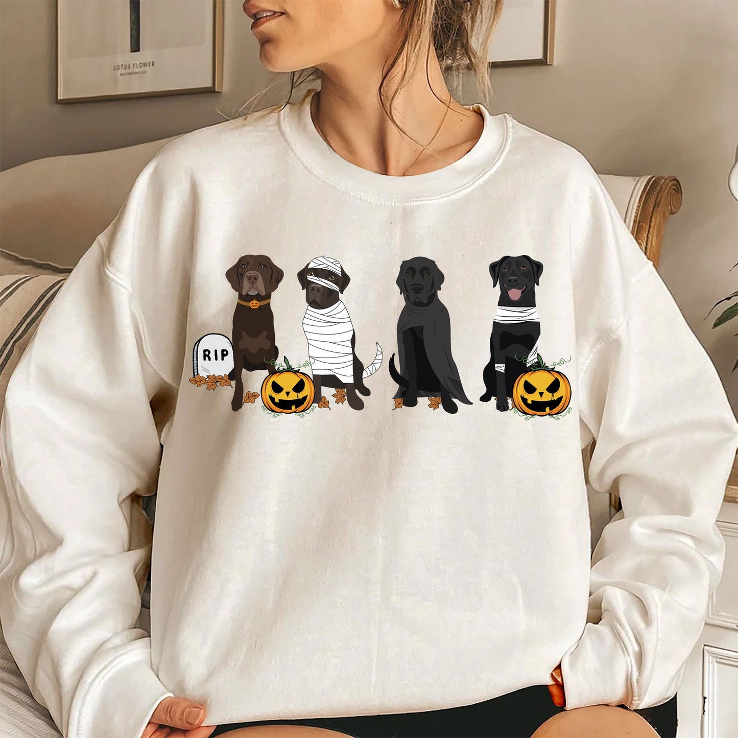 Black Labrador Halloween Shirt