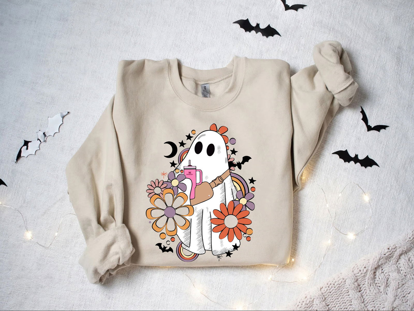 Boo-Jee Halloween Flower Shirt