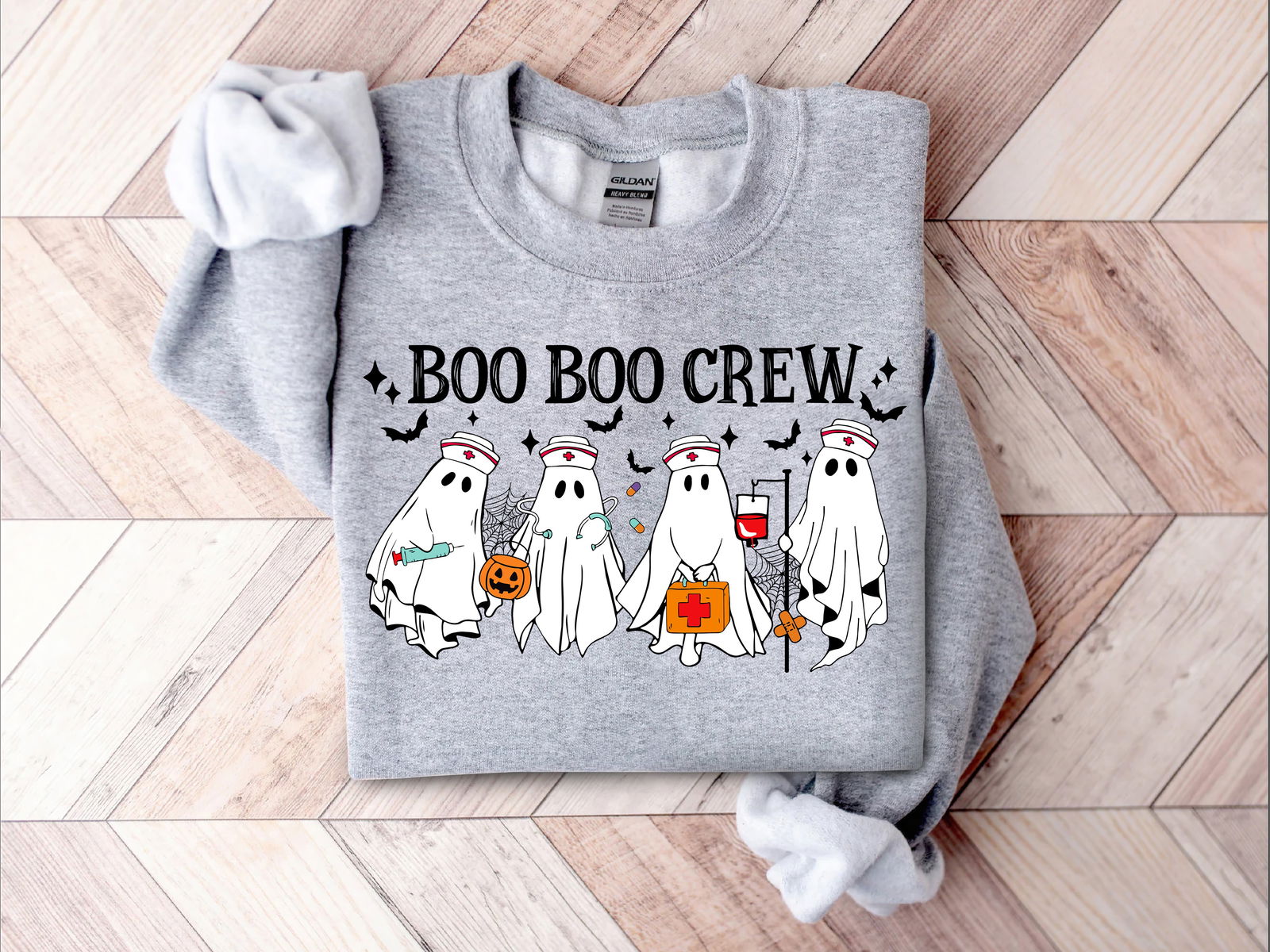 Boo Boo Crew Halloween Nurse Shirt