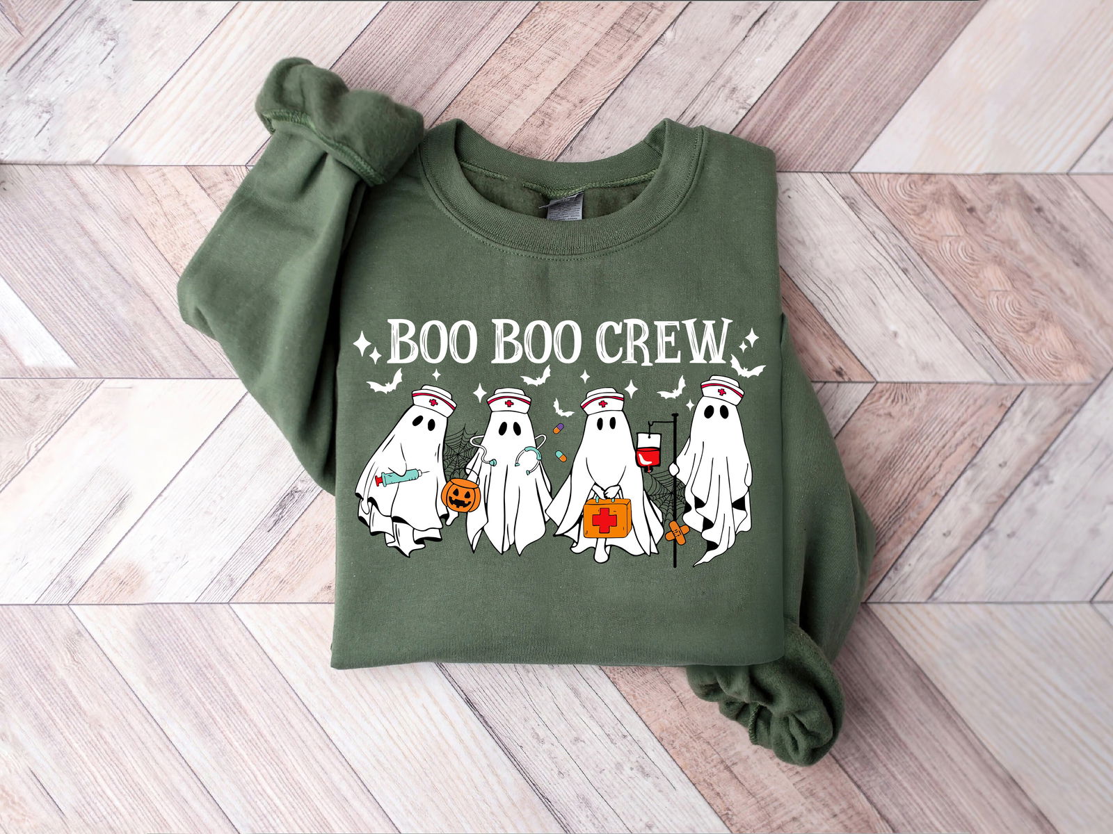 Boo Boo Crew Halloween Nurse Shirt