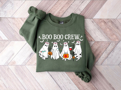 Boo Boo Crew Halloween Nurse Shirt