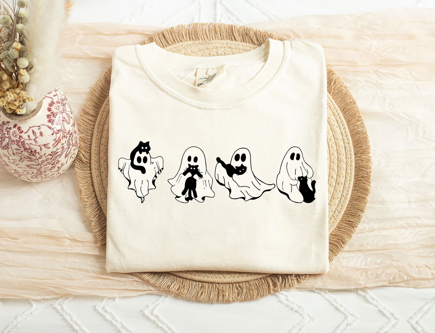 Boo Cat Halloween Shirt