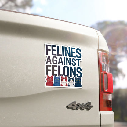 Felines Against Felons 2024 Magnet