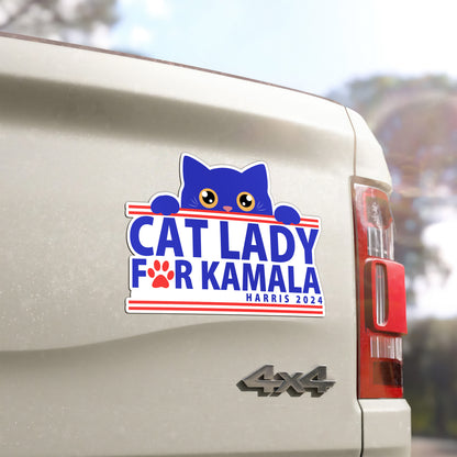 Cat Lady For Kamala Magnet