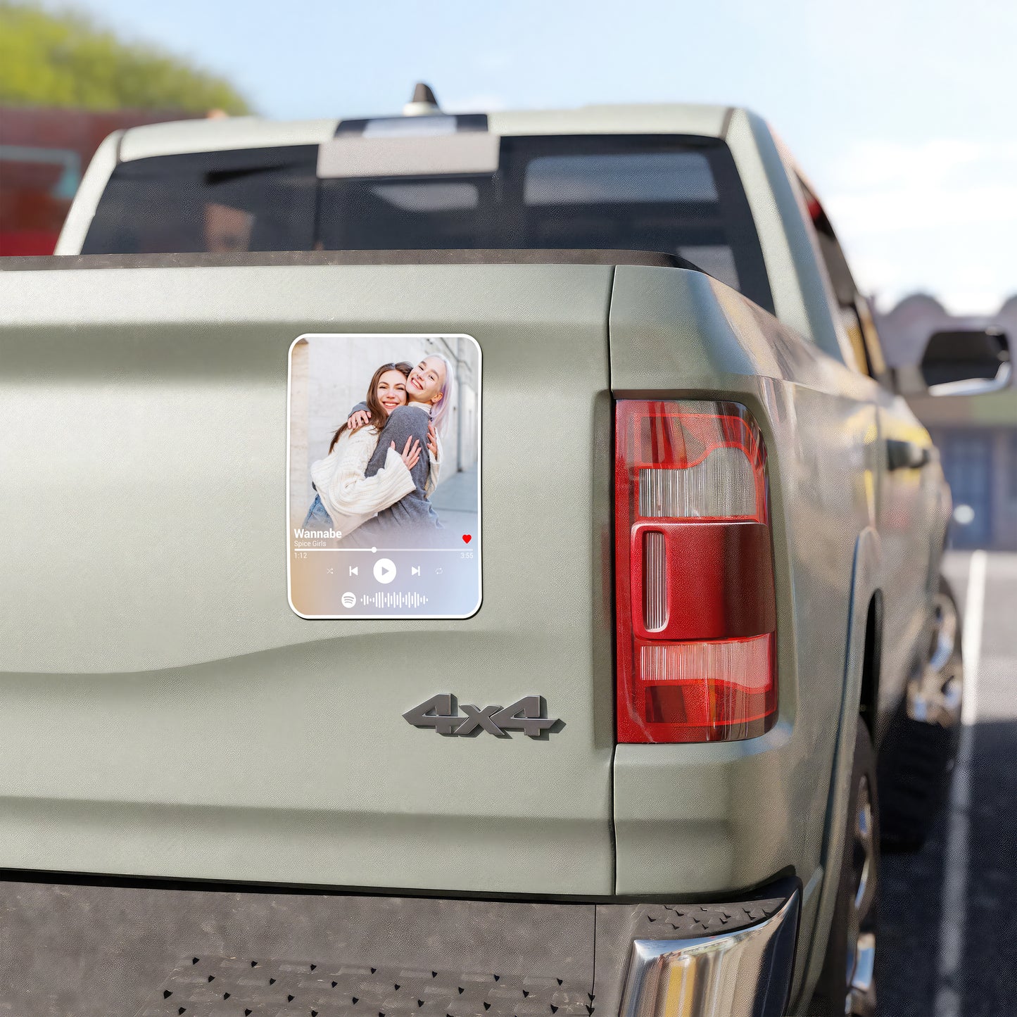 Custom Photo Music Player Besties Magnet