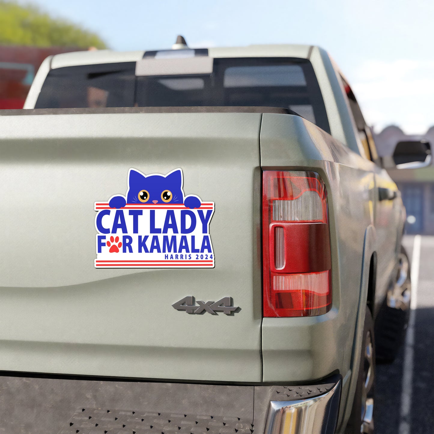 Cat Lady For Kamala Magnet