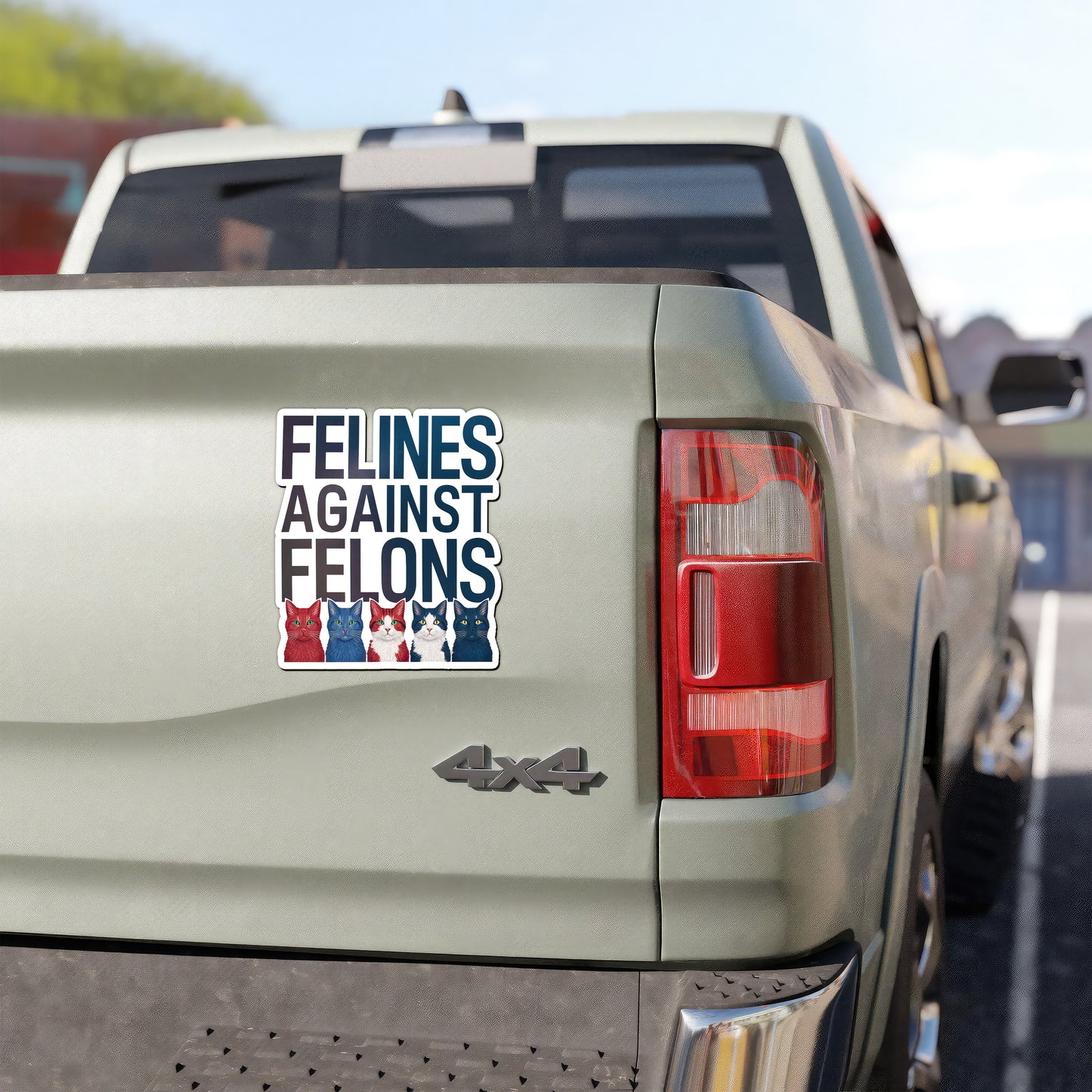 Felines Against Felons 2024 Magnet