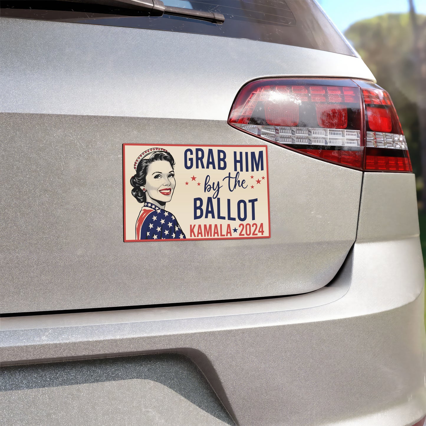 Grab Him By The Ballot Kamala 2024 Magnet