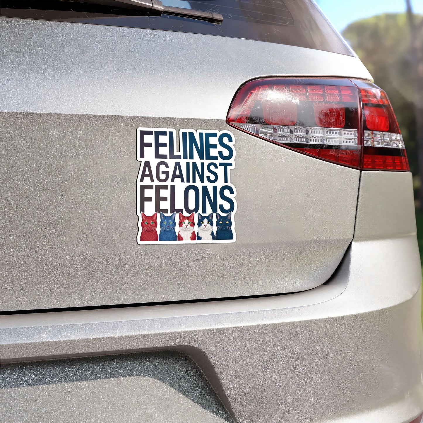 Felines Against Felons 2024 Magnet