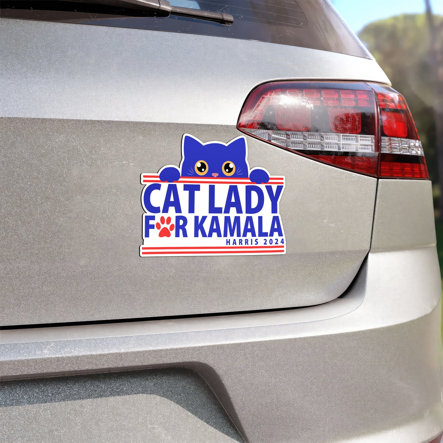 Cat Lady For Kamala Magnet