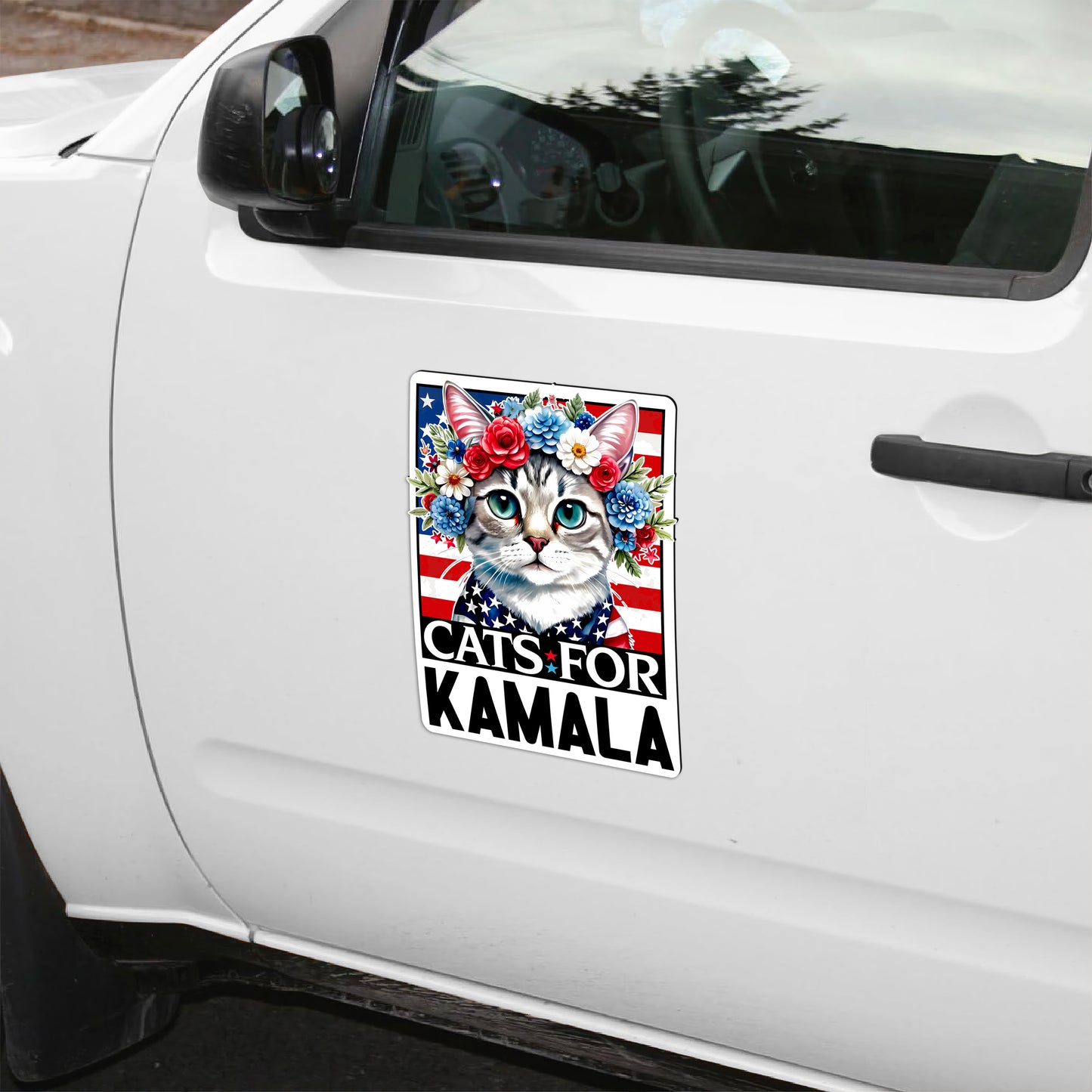 Cats For Kamala Magnet