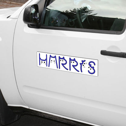 Harris Cat Magnet