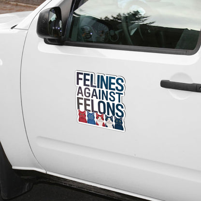 Felines Against Felons 2024 Magnet