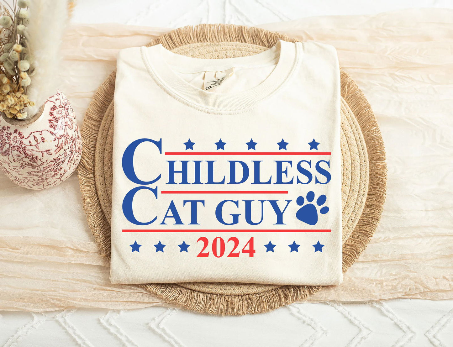 Childless Cat Guy 2024 Shirt