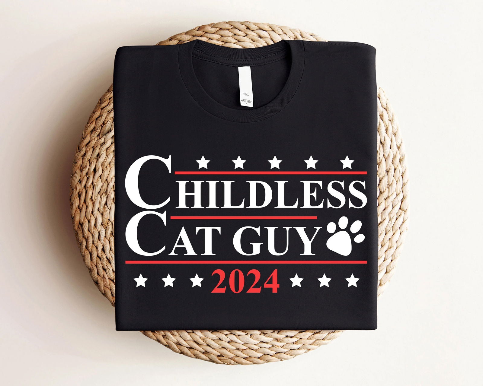 Childless Cat Guy 2024 Shirt