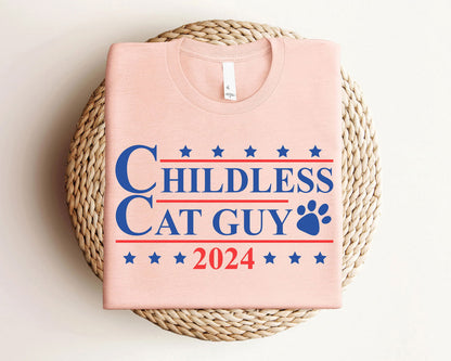 Childless Cat Guy 2024 Shirt