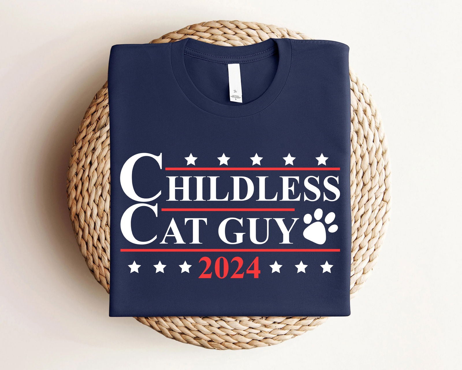 Childless Cat Guy 2024 Shirt