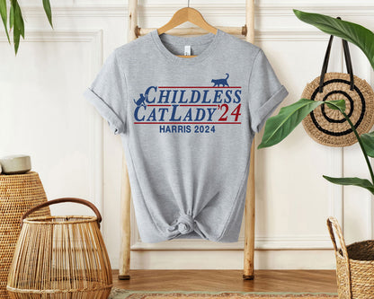 Childless Cat Lady Harris 2024 Shirt