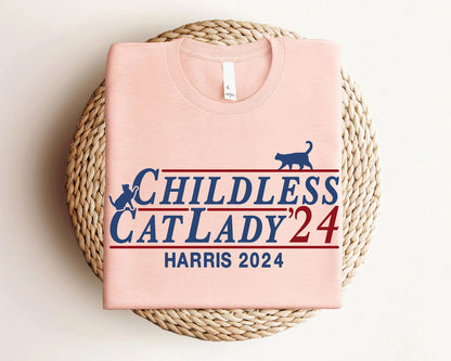 Childless Cat Lady Harris 2024 Shirt