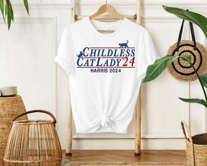 Childless Cat Lady Harris 2024 Shirt