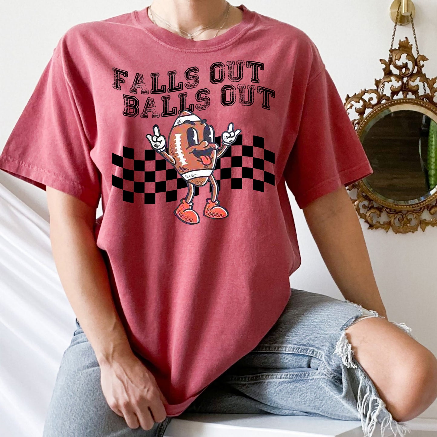 Falls Out Balls Out Comfort Colors Shirt