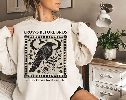 Crows Before Bros Halloween Shirt