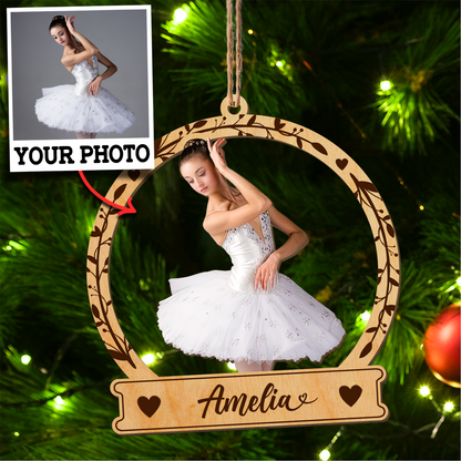 Custom Ballet Photo Ornament