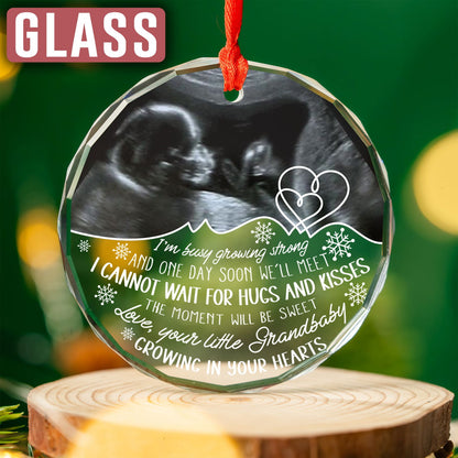 Custom Photo Baby Ultrasound Ornament