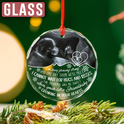 Custom Photo Baby Ultrasound Ornament