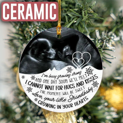 Custom Photo Baby Ultrasound Ornament