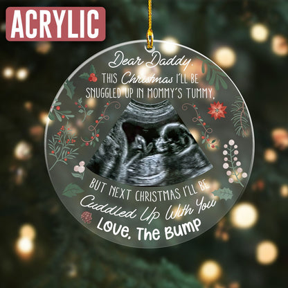 Custom Photo Baby Ultrasound Ornament