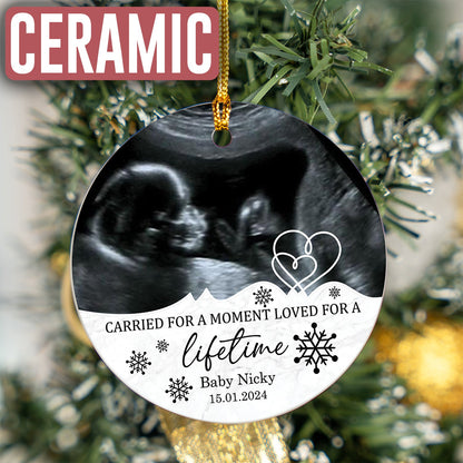 Custom Photo Baby Ultrasound Ornament