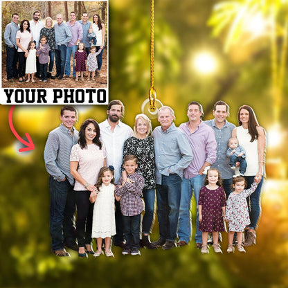 Custom Photo Family Ornament