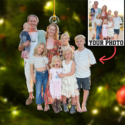 Custom Photo Family Ornament