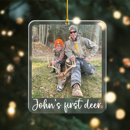 Custom Photo Hunting Ornament