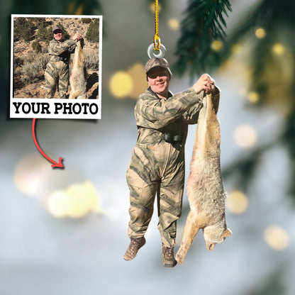 Custom Photo Hunting Ornament