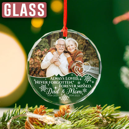 Custom Photo Memorial Ornament