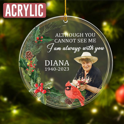 Custom Photo Memorial Ornament