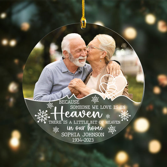 Custom Photo Memorial Ornament