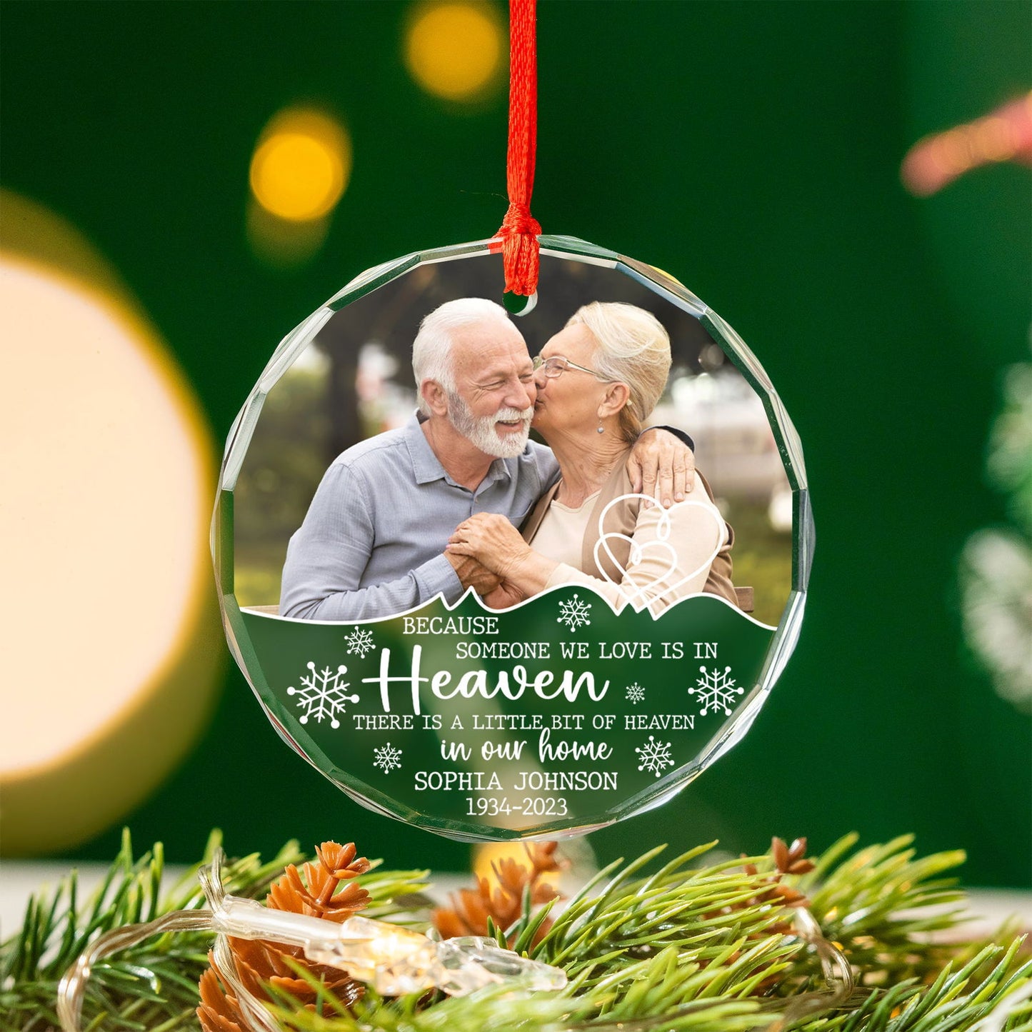 Custom Photo Memorial Ornament