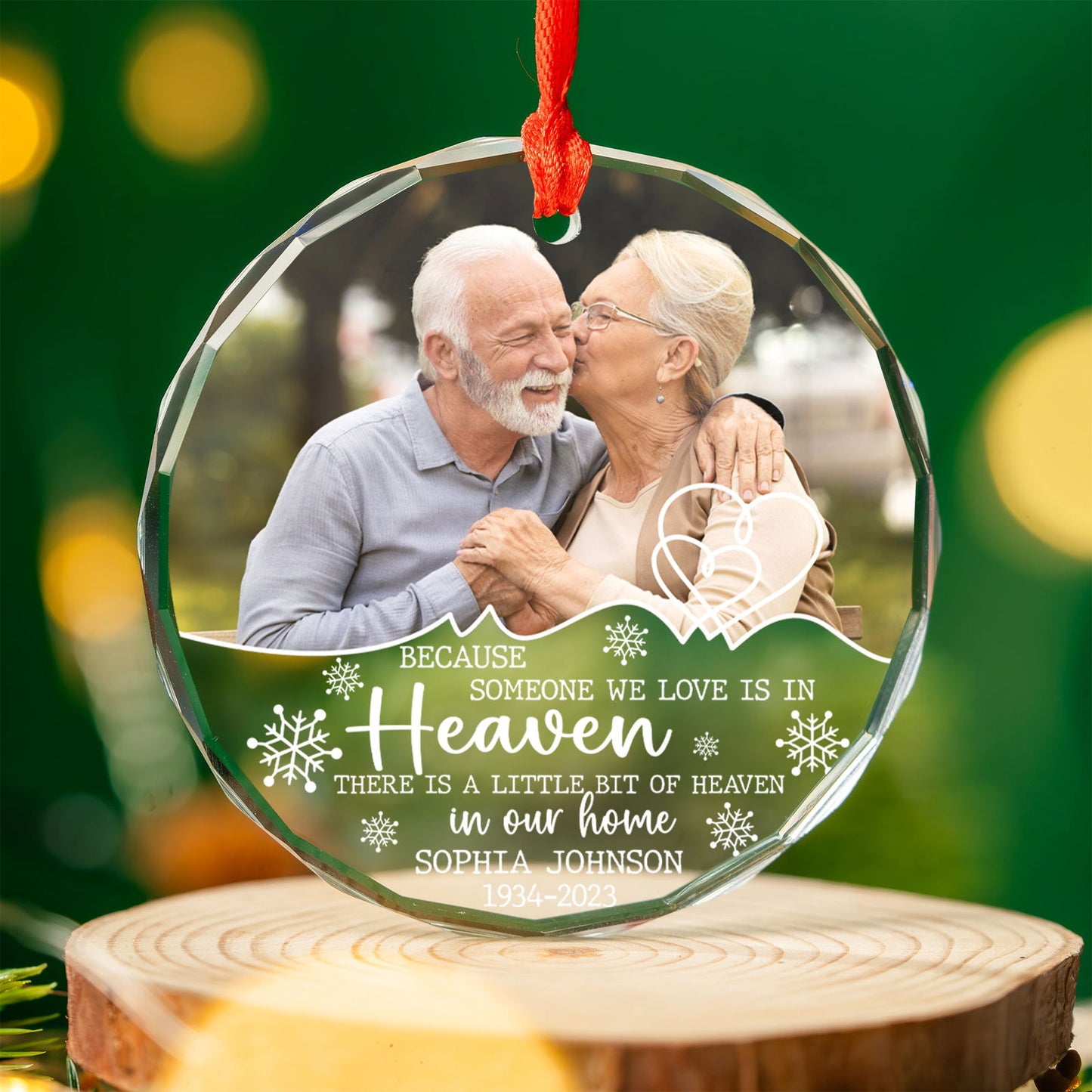 Custom Photo Memorial Ornament