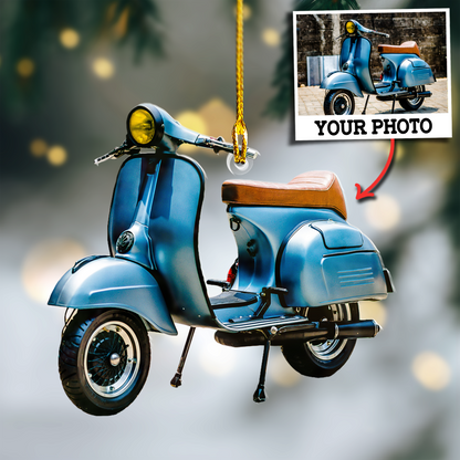 Custom Photo Ornament Scooter