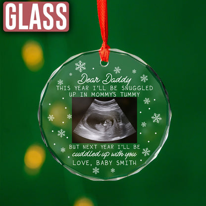 Custom Photo Ultrasound Ornament