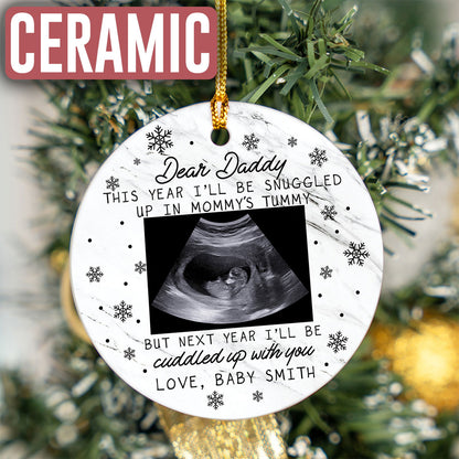 Custom Photo Ultrasound Ornament